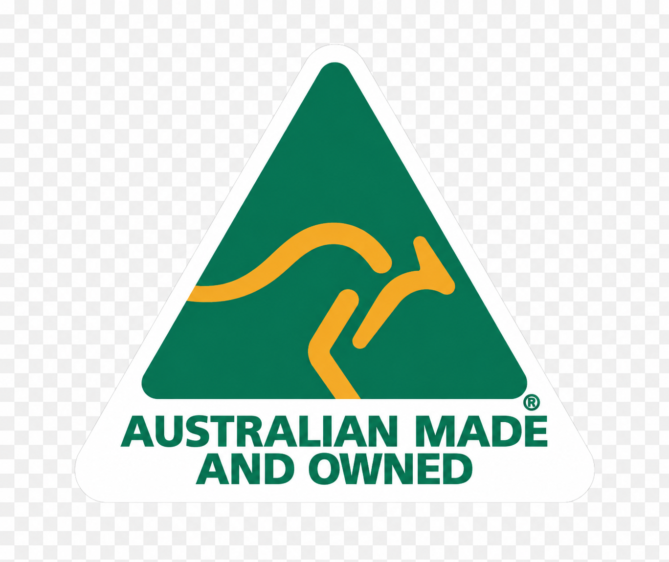 Australian Made and Owned logo